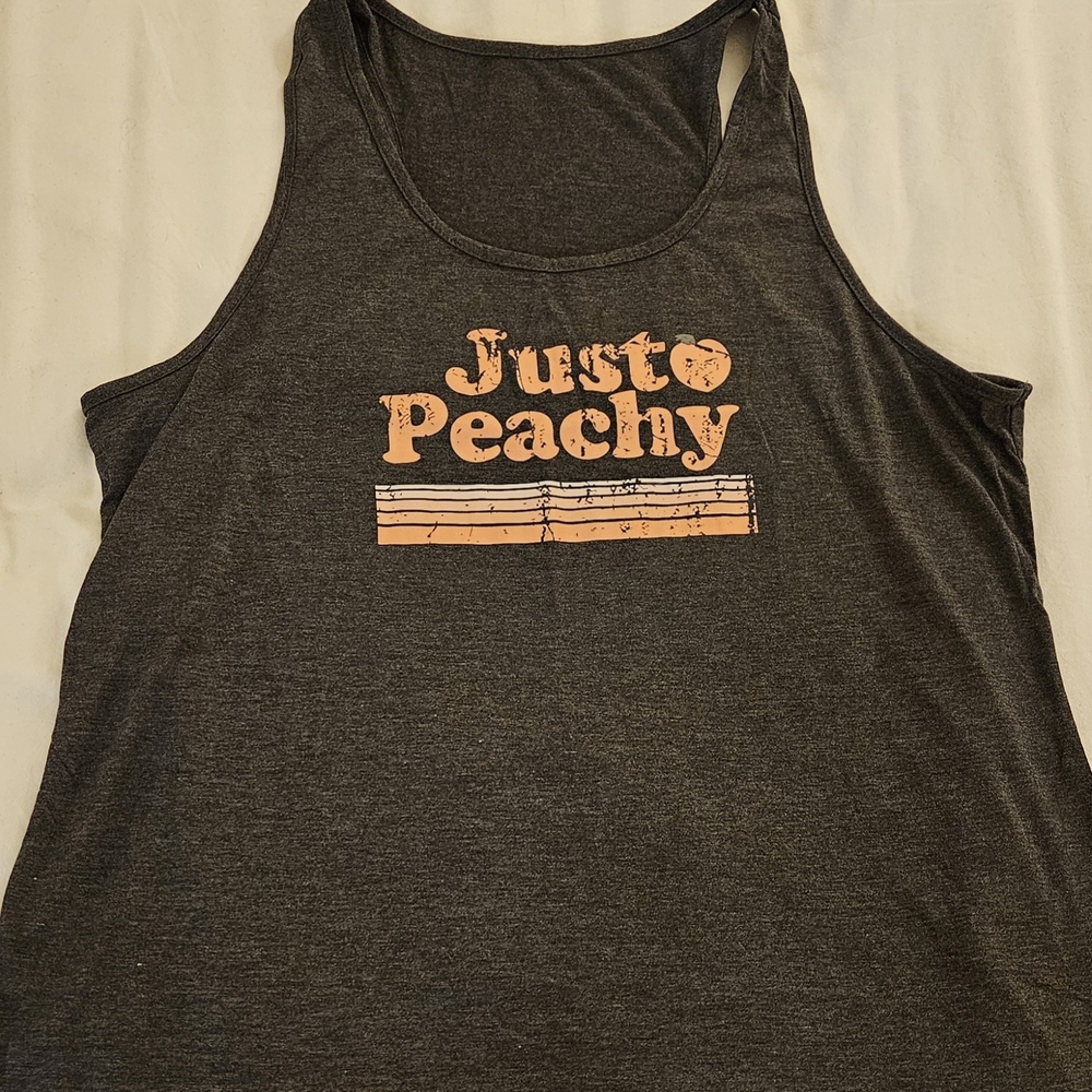SHEIN Curve Dark Gray Tank Top